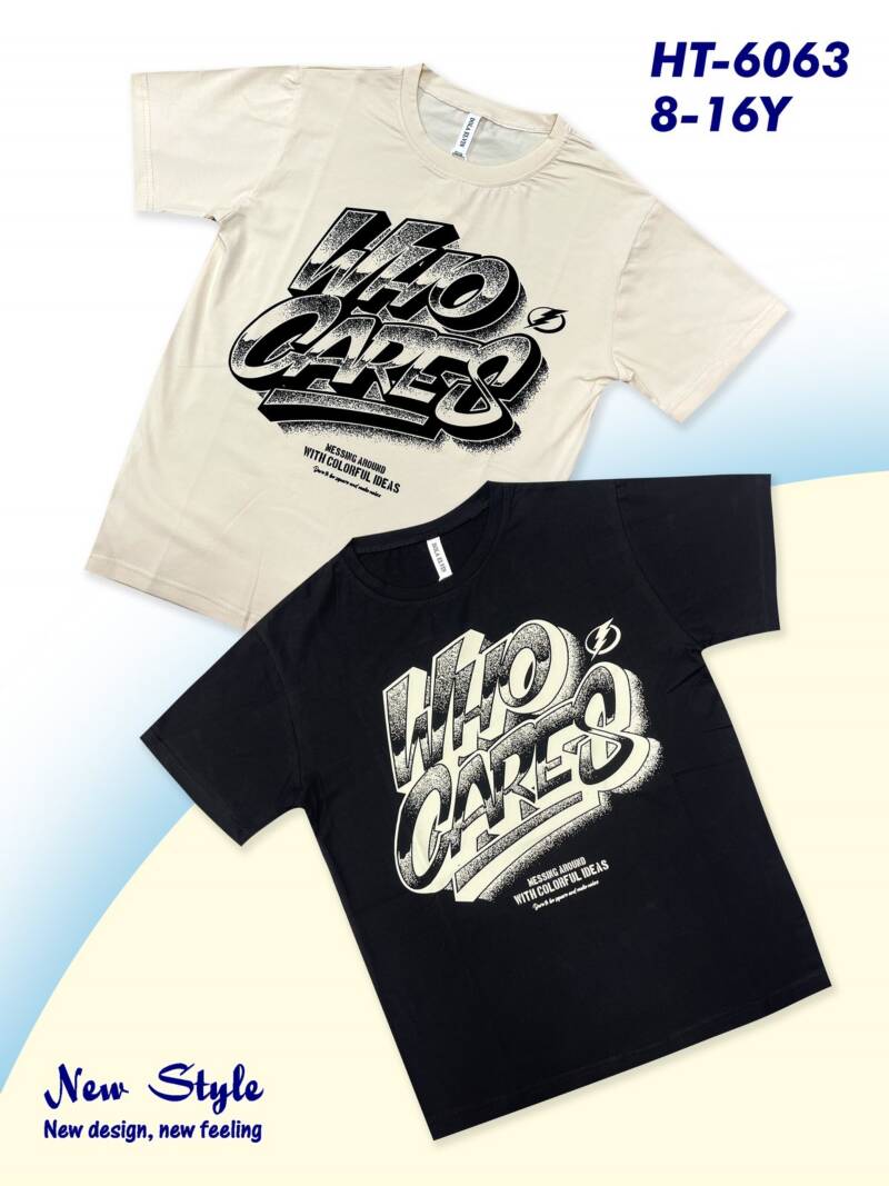 Bluzka chłopięce. Roz 8-16. 1 Kolor Paczka 5 szt.